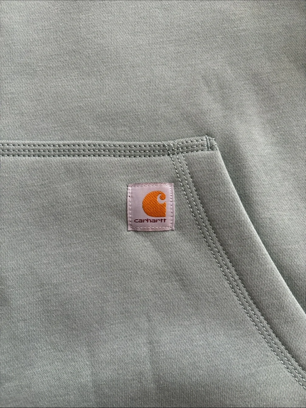 Carhartt Sage Green Hooded Pullover Sweatshirt - Picture 5 of 6